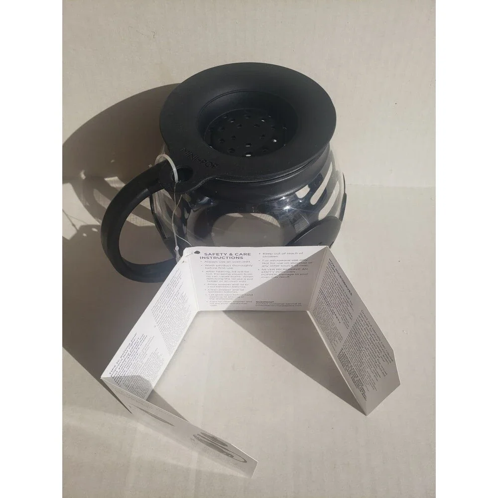 Micro-Pop Popcorn Popper 1.5 Quart with Lid for Microwave Use by Ecolution NWT